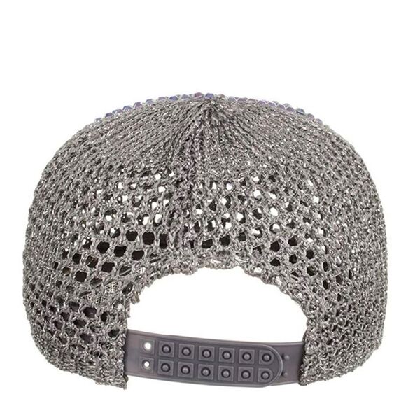 Bling Baseball Cap with Diamond Design Adjustable Sports Cap Breathable Sun Hat